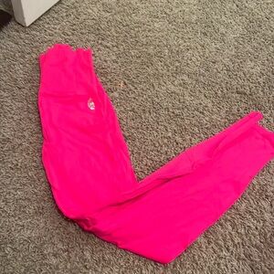 free people leggings hot pink